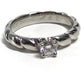 Chaumet D0.27ct VS1 Excellent Torsade Solitaire Diamond Accessories Jewelry Platinum Ring Pt950 Silver Used