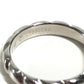 Chaumet D0.27ct VS1 Excellent Torsade Solitaire Diamond Accessories Jewelry Platinum Ring Pt950 Silver Used