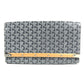 GOYARD Monte Carlo Bag Flap Pouch Clutch bag PVC/Leather Gray Based Used