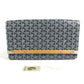 GOYARD Monte Carlo Bag Flap Pouch Clutch bag PVC/Leather Gray Based Used