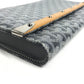 GOYARD Monte Carlo Bag Flap Pouch Clutch bag PVC/Leather Gray Based Used