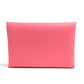 HERMES Business Card Holder Pass Case Calvi Duo Calvi Duo Card Case Coin Compartment coin purse Folded wallet Epsom Rose azare pink Used