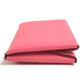 HERMES Business Card Holder Pass Case Calvi Duo Calvi Duo Card Case Coin Compartment coin purse Folded wallet Epsom Rose azare pink Used