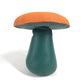 HERMES Bicolor petit h Paperweight Mushroom GM Object interior object Leather Orange/Green Used