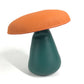 HERMES Bicolor petit h Paperweight Mushroom GM Object interior object Leather Orange/Green Used