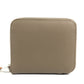 HERMES Zip Around Azap Compact Silk-In Bi-fold Wallet Compact Wallet Coin Compartment coin purse Evercolor Etoupe gray Used