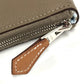 HERMES Zip Around Azap Compact Silk-In Bi-fold Wallet Compact Wallet Coin Compartment coin purse Evercolor Etoupe gray Used
