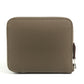 HERMES Zip Around Azap Compact Silk-In Bi-fold Wallet Compact Wallet Coin Compartment coin purse Evercolor Etoupe gray Used