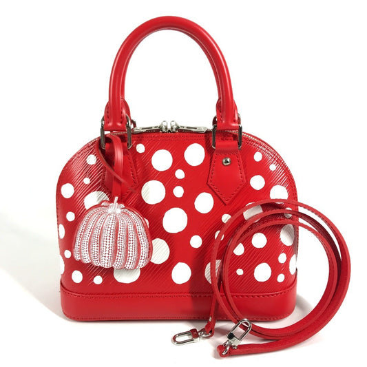 LOUIS VUITTON M21698 LV x YK Yayoi Kusama Epi Infinity Dot Polka Dot Alma BB Shoulder bag, 2-way bag, Crossbody bag, Handbag Shoulder Bag Epi Leather Red/White Used