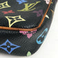 LOUIS VUITTON M92648 MonogramMulticolore PochetteAccessoires Crossbody Pochette Studs Shoulder Bag MonogramMulticoloreCanvas Noir Black Used
