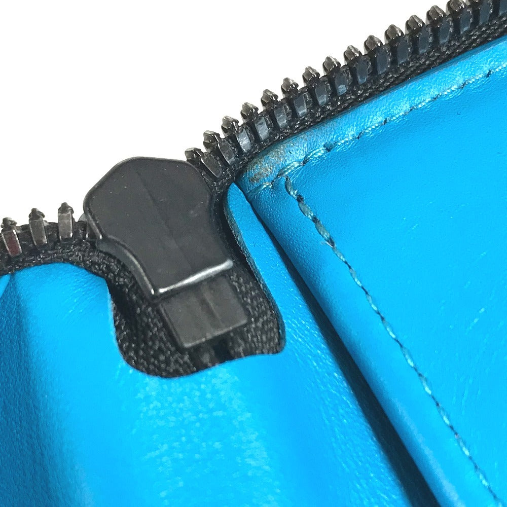 LOUIS VUITTON M69048 Monogram Taurillon Clemence Zippy WalletVertical Zippy Wallet Vertical Long wallet Zip Around Long Wallet Taurillon ClemenceLeather blue Used