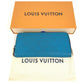 LOUIS VUITTON M69048 Monogram Taurillon Clemence Zippy WalletVertical Zippy Wallet Vertical Long wallet Zip Around Long Wallet Taurillon ClemenceLeather blue Used