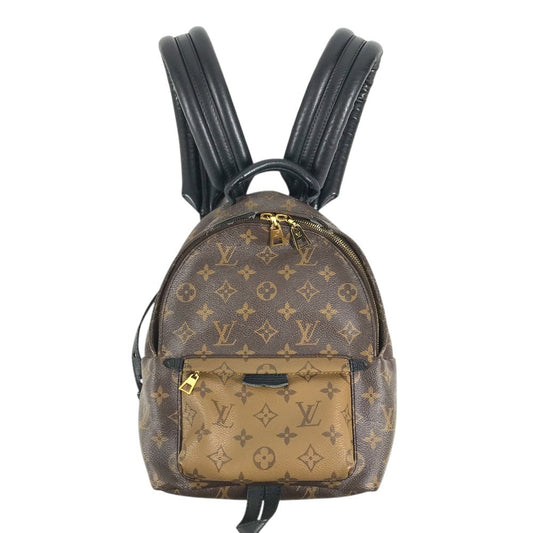 LOUIS VUITTON M44870 Monogram reverse Palm Springs Backpack PM Bag Backpack Monogram Reverse Canvas / MonogramCanvas Brown Used