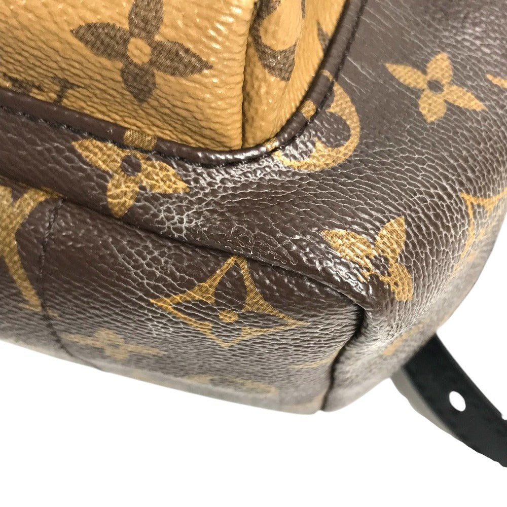 LOUIS VUITTON M44870 Monogram reverse Palm Springs Backpack PM Bag Backpack Monogram Reverse Canvas / MonogramCanvas Brown Used