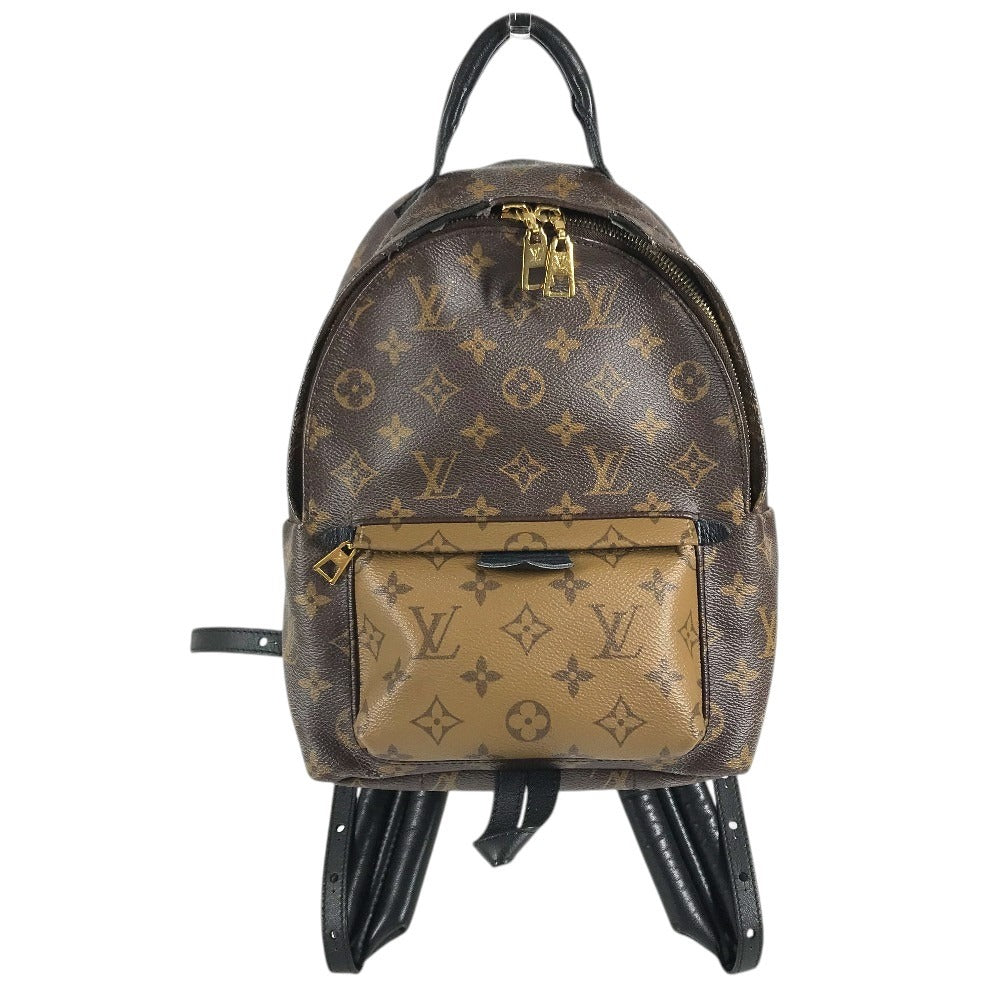 LOUIS VUITTON M44870 Monogram reverse Palm Springs Backpack PM Bag Backpack Monogram Reverse Canvas / MonogramCanvas Brown Used