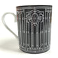 HERMES Pair (2 pieces) H DECO Tableware, cups, coffee cups Mug Pottery Black/White Used