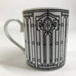 HERMES Pair (2 pieces) H DECO Tableware, cups, coffee cups Mug Pottery Black/White Used