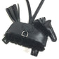 HERMES horse cheval Rodeo Robeo Brush PM Bag Charm Key Holder - All Black charm Leather / Mouton So Black Black Used