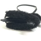 HERMES horse cheval Rodeo Robeo Brush PM Bag Charm Key Holder - All Black charm Leather / Mouton So Black Black Used