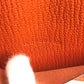 HERMES System planner, bi-fold, stationery AgendaGM Agenda GM AgendaCover Notebook Cover Notebook cover Chevre Orange Used