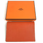 HERMES System planner, bi-fold, stationery AgendaGM Agenda GM AgendaCover Notebook Cover Notebook cover Chevre Orange Used