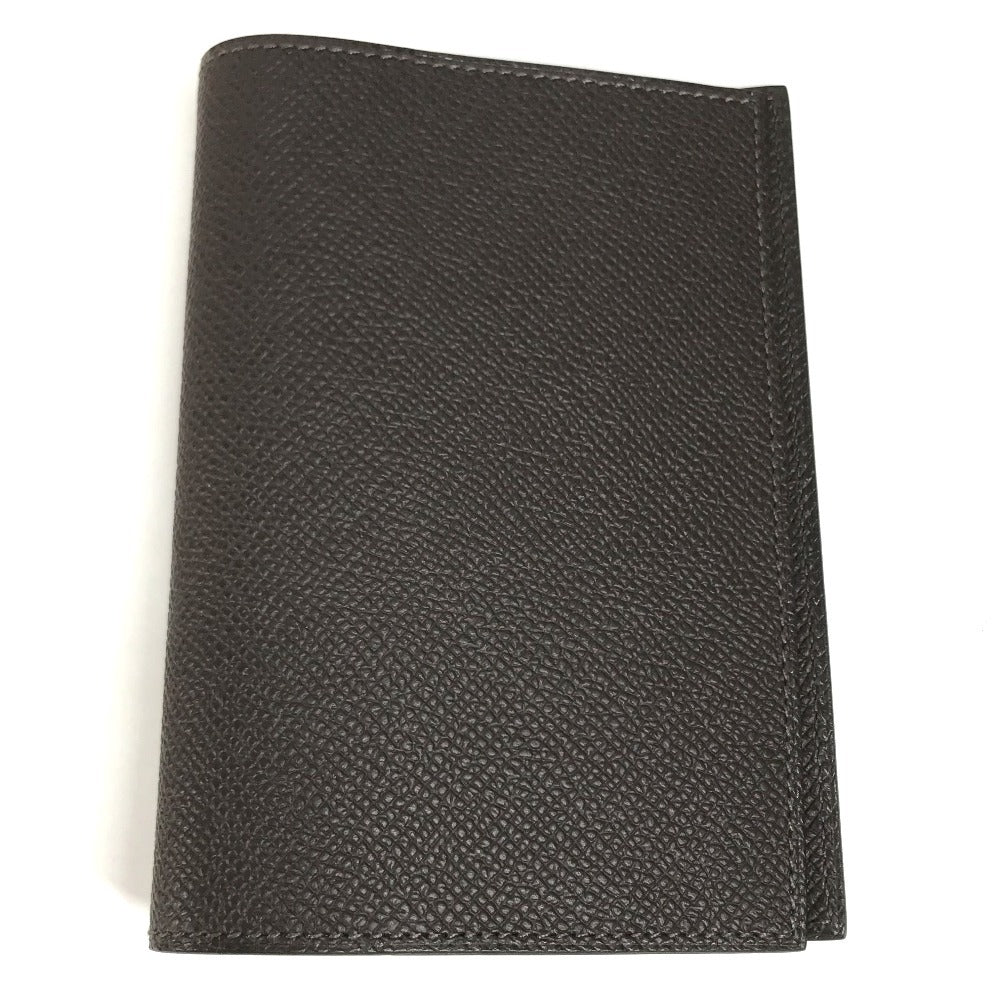 HERMES System planner, bi-fold, stationery AgendaGM Agenda GM AgendaCover Notebook Cover Notebook cover Epsom Evennes Brown Used