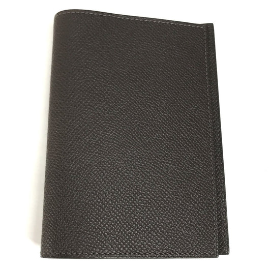 HERMES System planner, bi-fold, stationery AgendaGM Agenda GM AgendaCover Notebook Cover Notebook cover Epsom Evennes Brown Used