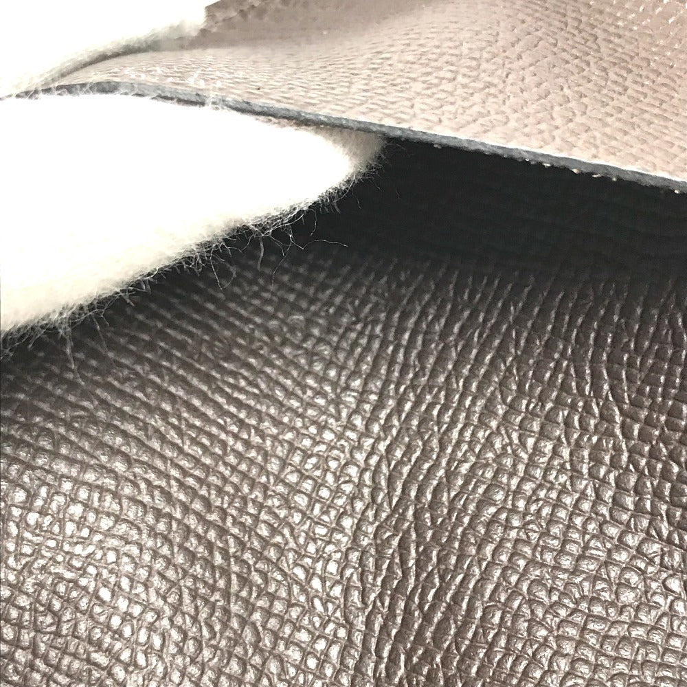 HERMES System planner, bi-fold, stationery AgendaGM Agenda GM AgendaCover Notebook Cover Notebook cover Epsom Evennes Brown Used