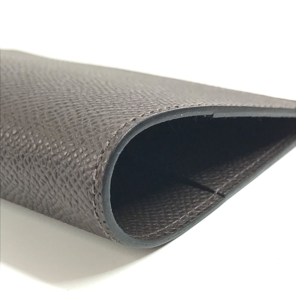 HERMES System planner, bi-fold, stationery AgendaGM Agenda GM AgendaCover Notebook Cover Notebook cover Epsom Evennes Brown Used
