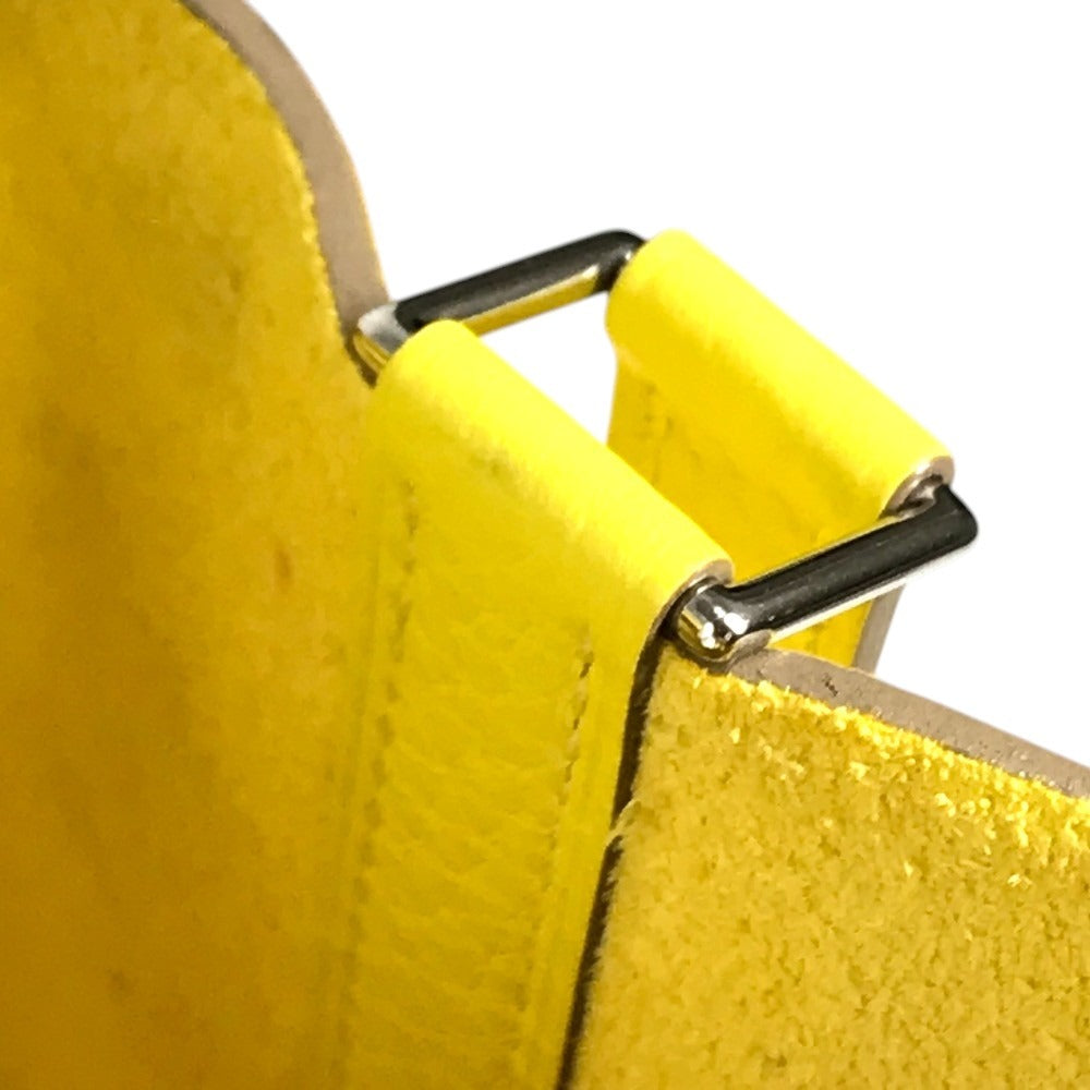 HERMES PicotinLock PM 18 PicotinLock PM PicotinPM Picotin18 Picotin Tote Bag Hand Bag Taurillon Clemence lime yellow/SilverHardware Used