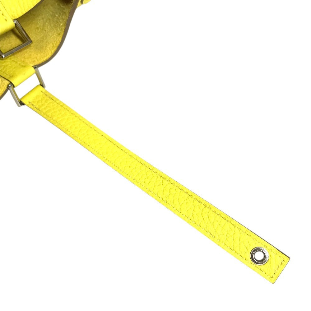 HERMES PicotinLock PM 18 PicotinLock PM PicotinPM Picotin18 Picotin Tote Bag Hand Bag Taurillon Clemence lime yellow/SilverHardware Used