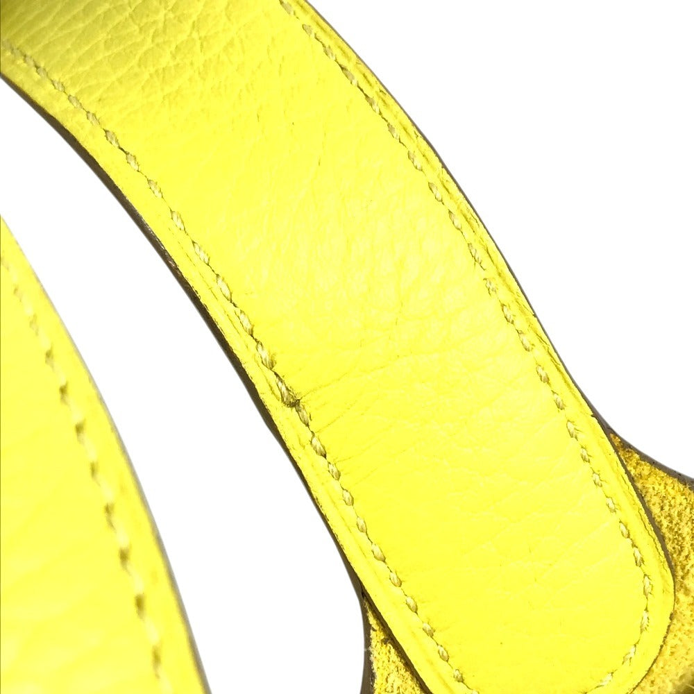 HERMES PicotinLock PM 18 PicotinLock PM PicotinPM Picotin18 Picotin Tote Bag Hand Bag Taurillon Clemence lime yellow/SilverHardware Used