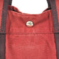 HERMES Fourre ToutMM Fourre Tout MM Bag Tote Bag Hand Bag Canvas Red Used