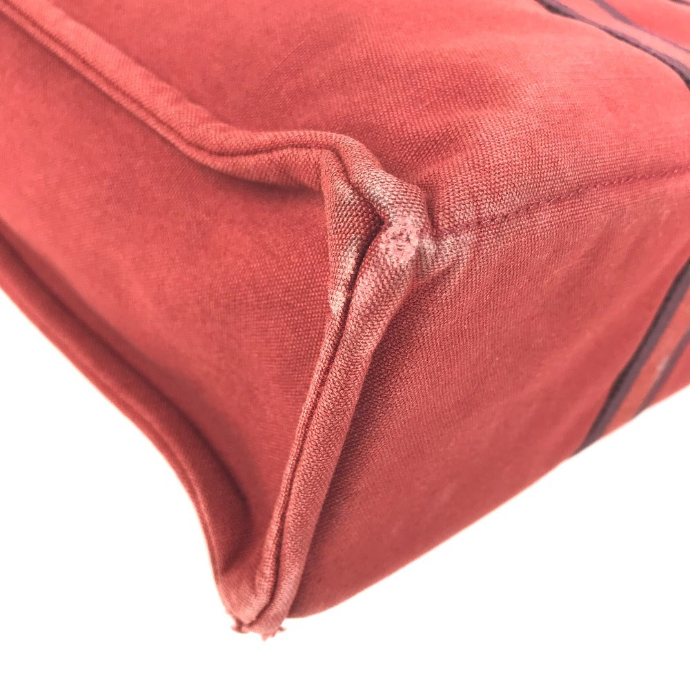 HERMES Fourre ToutMM Fourre Tout MM Bag Tote Bag Hand Bag Canvas Red Used