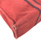 HERMES Fourre ToutMM Fourre Tout MM Bag Tote Bag Hand Bag Canvas Red Used
