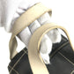 CHANEL vintage CC CC Mark chocolate bar Mini Duffle Bag, Bicolor Hand Bag Leather/Canvas Black/White Used