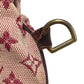 LOUIS VUITTON M92210 Monogram mini Françoise Shoulder bag, 2-way bag, Handbag, Flat bag Tote Bag Monogram Mini Canvas Slys Red Used
