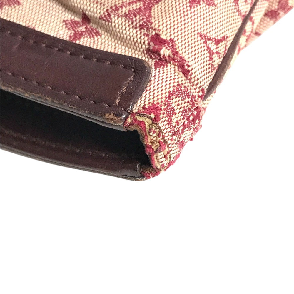 LOUIS VUITTON M92210 Monogram mini Françoise Shoulder bag, 2-way bag, Handbag, Flat bag Tote Bag Monogram Mini Canvas Slys Red Used