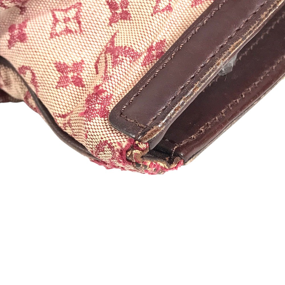 LOUIS VUITTON M92210 Monogram mini Françoise Shoulder bag, 2-way bag, Handbag, Flat bag Tote Bag Monogram Mini Canvas Slys Red Used