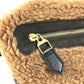 MAX MARA Teddy logo Bag, Belt Bag, Shoulder Bag body bag fur Brown Used