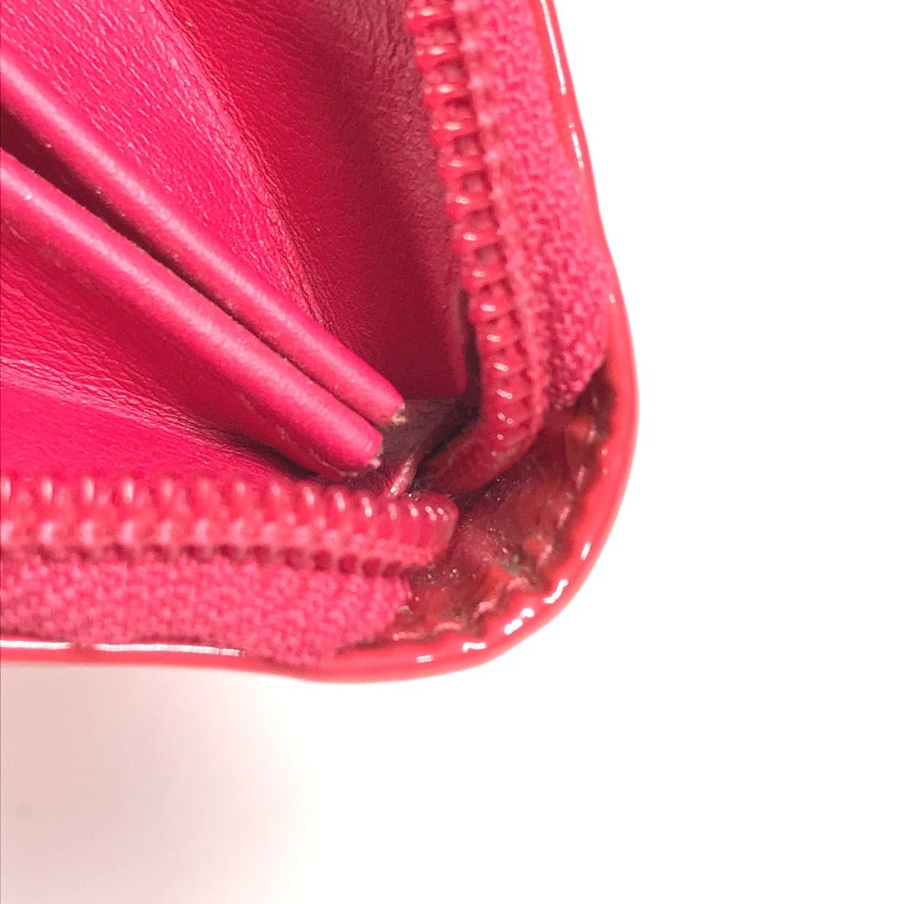CHANEL A69091 Makeup CC CC Mark logo Long wallet Zip Around Long Wallet pink/White Used