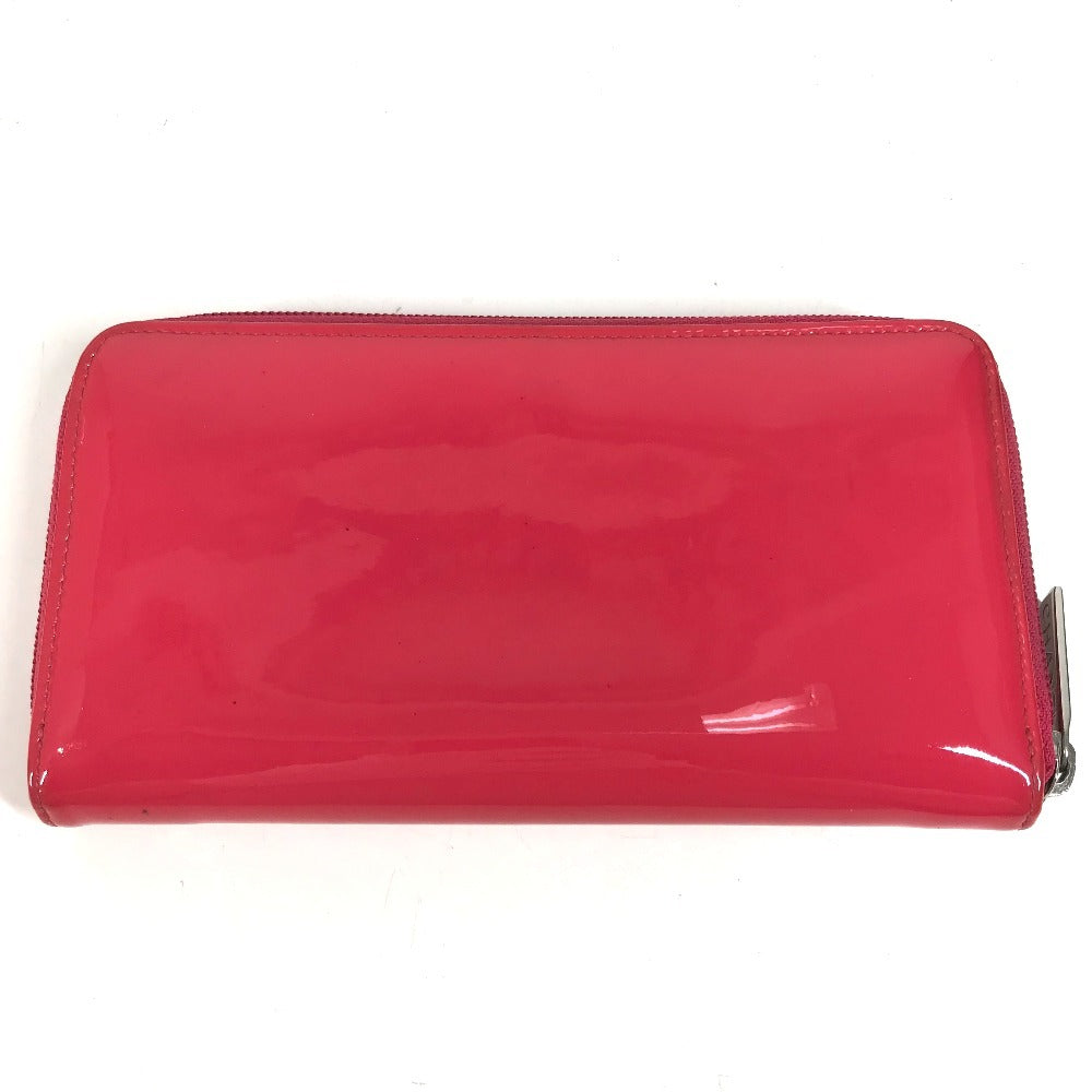 CHANEL A69091 Makeup CC CC Mark logo Long wallet Zip Around Long Wallet pink/White Used