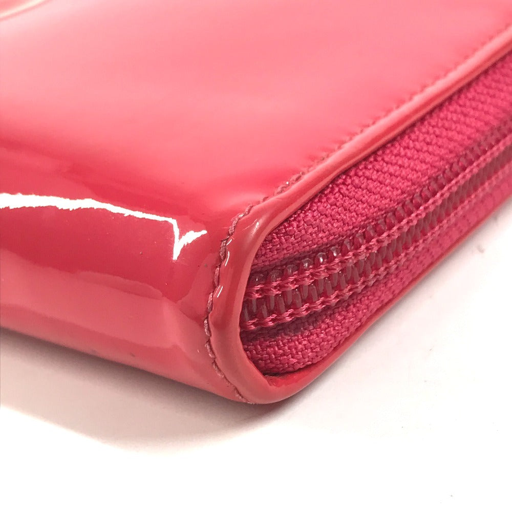 CHANEL A69091 Makeup CC CC Mark logo Long wallet Zip Around Long Wallet pink/White Used