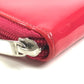 CHANEL A69091 Makeup CC CC Mark logo Long wallet Zip Around Long Wallet pink/White Used