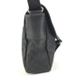 GUCCI 374423 Logo GG Crossbody Flap Pochette Shoulder Bag Nylon / Leather Black Used