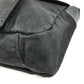 GUCCI 374423 Logo GG Crossbody Flap Pochette Shoulder Bag Nylon / Leather Black Used
