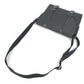 GUCCI 374423 Logo GG Crossbody Flap Pochette Shoulder Bag Nylon / Leather Black Used