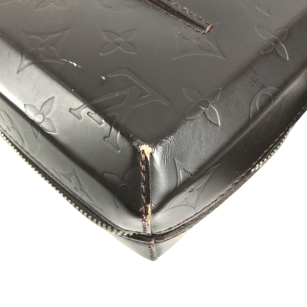 LOUIS VUITTON M46530 Monogram glasses Steve Shoulder Crossbody Shoulder Bag Monogram Glace Leather Cafe Brown Used