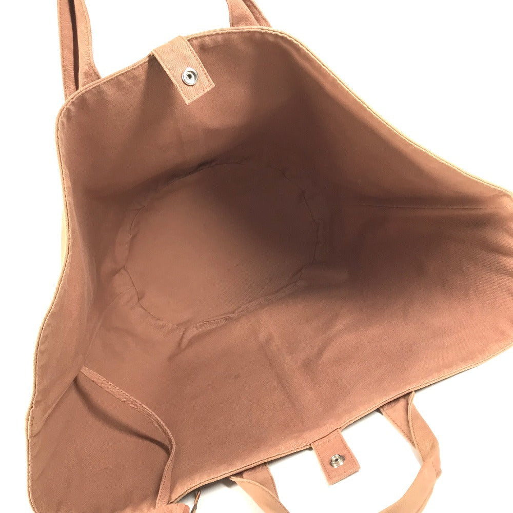 HERMES With porch Panier de Plage GM Panier de Plage GM Bag, Tote Bag, Beach Bag, Shoulder Bag Hand Bag cotton Brown Used