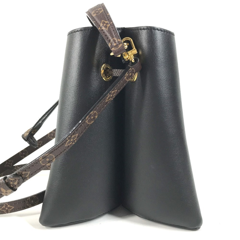 LOUIS VUITTON M13843 Monogram Bloom Bag, Shoulder Bag, Crossbody Bag, 2-Way Bag, Pochette Hand Bag Leather Black Used